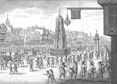 Cheapside, Cross and Conduit, 1638, 1809. autorstwa Unbekannt