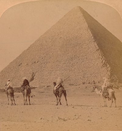 Cheops, największa z piramid, Egipt, 1896 autorstwa Unbekannt