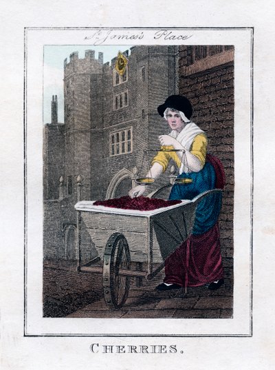 Wiśnie, Pałac św. Jakuba, Londyn, 1805 autorstwa Unbekannt