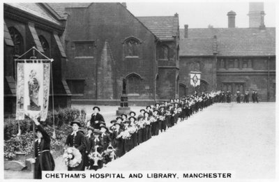 Szpital i Biblioteka Chethams, Manchester, 1937 autorstwa Unbekannt