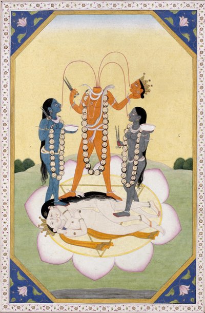 Chhinnamasta, S. 1800 autorstwa Unbekannt