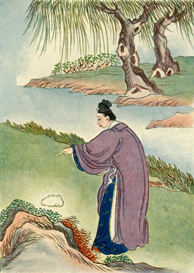 „Chia Tzu-Lung znajduje kamień”, 1922. autorstwa Unbekannt