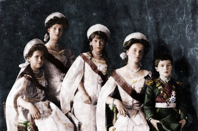Dzieci cara Mikołaja II z Rosji, ok. 1910. autorstwa Unbekannt