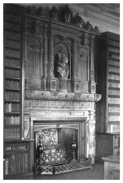 Kawałek komina Biblioteki na Zamku Windsor, 1896 autorstwa Unbekannt