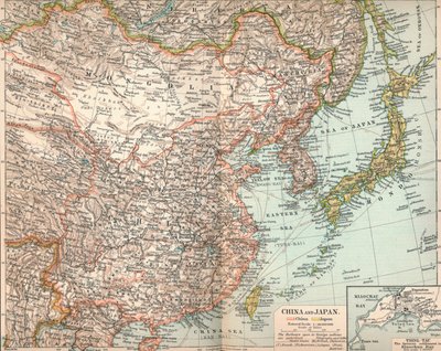 Chiny i Japonia, ok. 1903, 1904 autorstwa Unbekannt