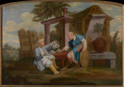 Chinoiserie, połowa XVIII wieku.. autorstwa Unbekannt