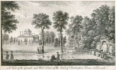 Chiswick House, Hounslow, Londyn, 1750 autorstwa Unbekannt