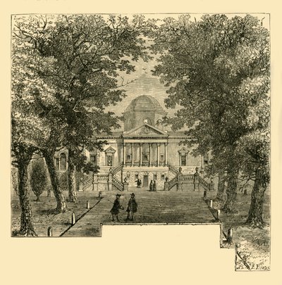 Dom Chiswick, w 1763 r., ok. 1878 r. autorstwa Unbekannt