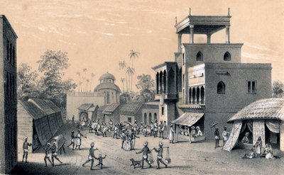 Droga Chittapore, Kalkuta, 1847 autorstwa Unbekannt