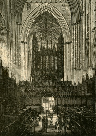 Chór York Minster, 1898. autorstwa Unbekannt