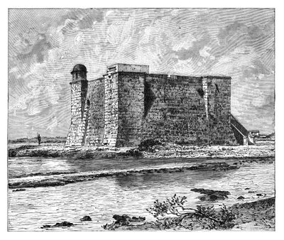 Wieża Chorrera, Hawana, Kuba, ok. 1890 r. autorstwa Unbekannt