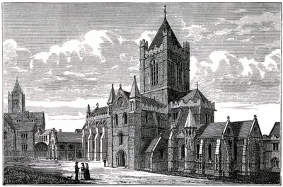 Katedra Christ Church, Dublin, ok. XIX w. autorstwa Unbekannt