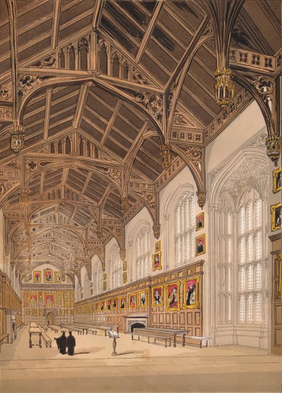 Christ Church Hall Oksford, 1845 autorstwa Unbekannt