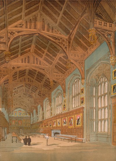 Christ Church Hall, Oksford, c1845, 1864 autorstwa Unbekannt