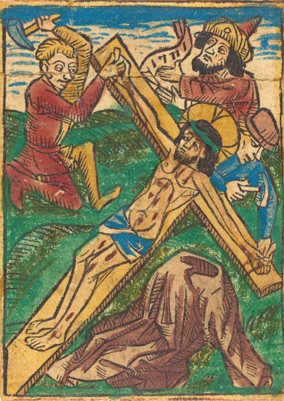 Chrystus przybity do krzyża, ok. godz. 1490. autorstwa Unbekannt