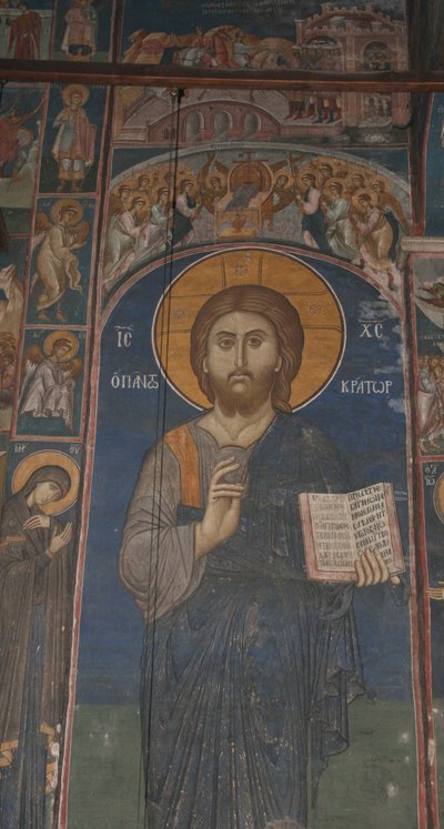 Chrystus Pantokrator, ok. 1350 autorstwa Unbekannt