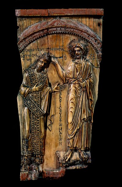 Chrystus koronujący cesarza Konstantyna VII, 945 autorstwa Unbekannt