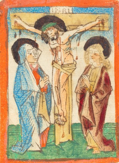 Chrystus na krzyżu, 14701480. autorstwa Unbekannt