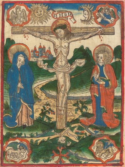 Chrystus na krzyżu, 14801500. autorstwa Unbekannt