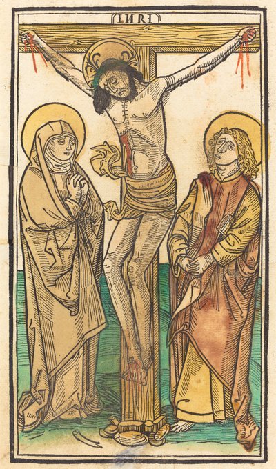 Chrystus na krzyżu, ok. godz. 1485. autorstwa Unbekannt
