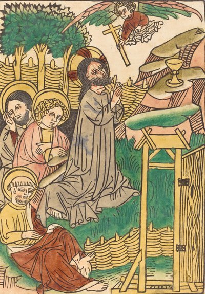 Chrystus na Górze Oliwnej, ok. godz. 14501460. autorstwa Unbekannt