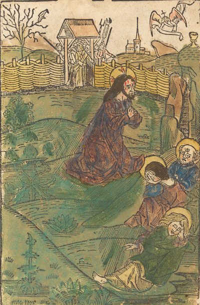 Chrystus na Górze Oliwnej, ok. godz. 1490. autorstwa Unbekannt