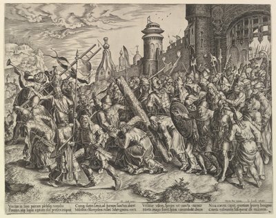 Chrystus w drodze na Kalwarię, ca. 1560. autorstwa Unbekannt