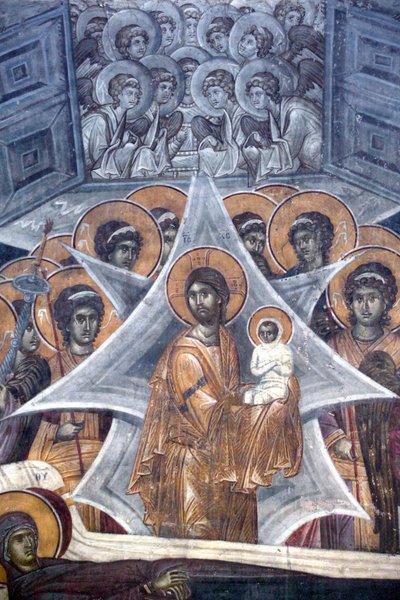 Chrystus z duszą Dziewicy u Bram Niebios, 1321-1322 autorstwa Unbekannt
