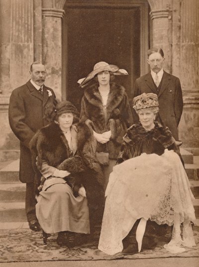 Chrzest pierwszego dziecka Maryi, Princess Royal, Goldsborough, Yorkshire, 1923 1935 autorstwa Unbekannt