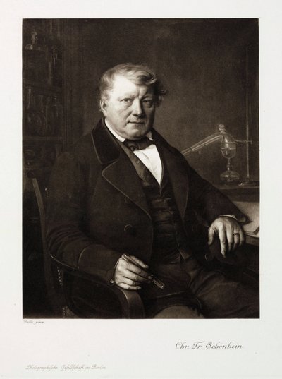 Christian Friedrich Schonbein, niemiecki chemik, ok. 1860 autorstwa Unbekannt