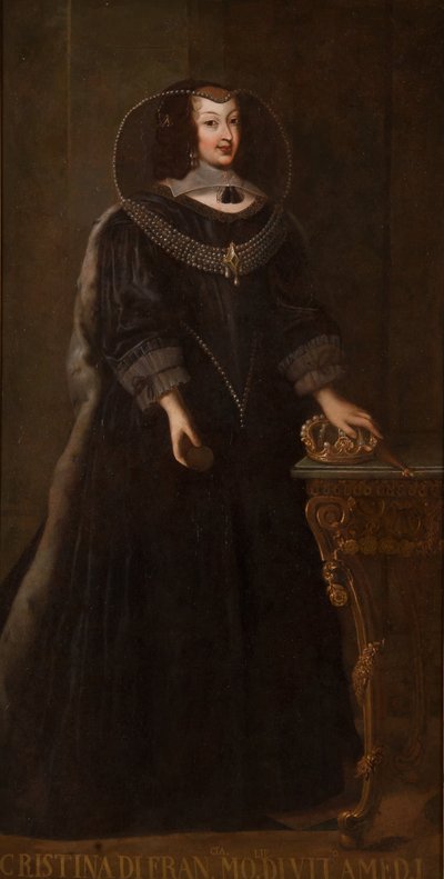 Christine Marie z Francji 1606-1663, księżna Sabaudii autorstwa Unbekannt