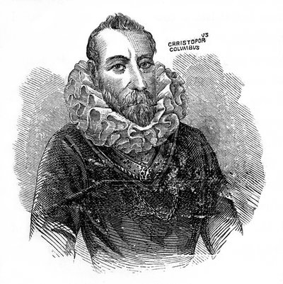 Krzysztof Kolumb, włoski odkrywca i handlarz, ok. 1872 r. autorstwa Unbekannt