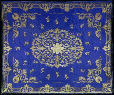 Baldachim weselny Chuppah, 1867-1868 autorstwa Unbekannt