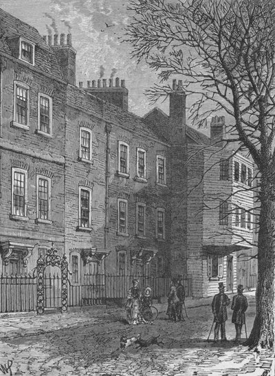 Church Row, Hampstead, 1890 r autorstwa Unbekannt