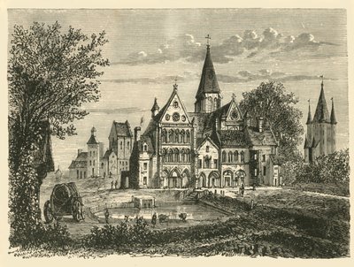 Kościół i Wieża Świątyni, Paryż, 1890. autorstwa Unbekannt