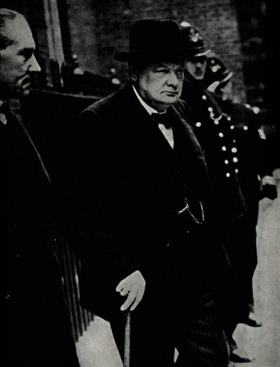 Churchill jako premier, ok. 1940, 1945 r. autorstwa Unbekannt