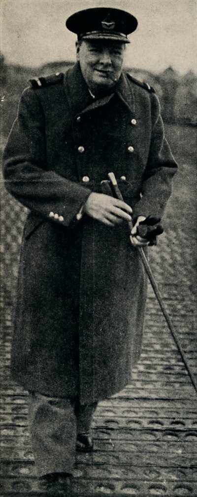 Churchill jako lotnik, ok. 1945 r. autorstwa Unbekannt