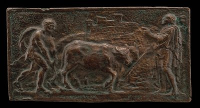 Cincinnatus pod Pługiem, koniec XVI wieku. autorstwa Unbekannt