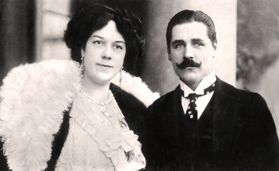 Clara Ellen Butt 1872-1936 i Kennerley Rumford 1870-1957, śpiewacy angielscy, 1906 autorstwa Unbekannt