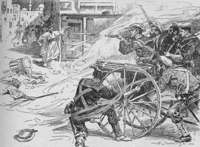 Oczyszczanie ulic Aleksandrii, c1896, 1902 autorstwa Unbekannt