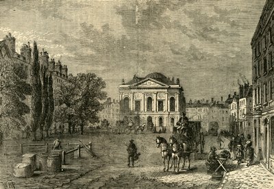Clerkenwell Green w 1789 r., ok. 1872 r. autorstwa Unbekannt