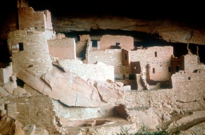 Cliff Palace, rdzenni Amerykanie, Mesa Verde, Kolorado, USA, XII-XIII w. autorstwa Unbekannt