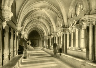 Krużganki, opactwo Heiligenkreuz, Dolna Austria, ok. 1935. autorstwa Unbekannt