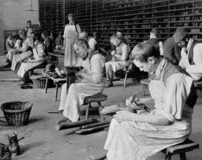 Cobbling, azyl Earlswood, Reigate, 1904 autorstwa Unbekannt