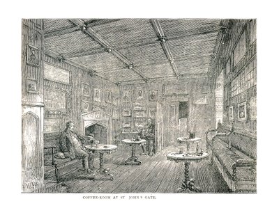 Kawiarnia przy St.Johns Gate, 1878 autorstwa Unbekannt