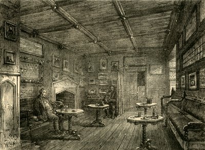 Kawiarnia przy Bramie św. Jana, ok. 1872 r. autorstwa Unbekannt