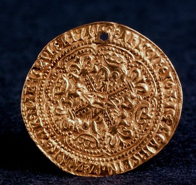 Moneta Korabelnik cara Iwana III Awers: krzyż kwiatowy, 1471-1490 autorstwa Unbekannt