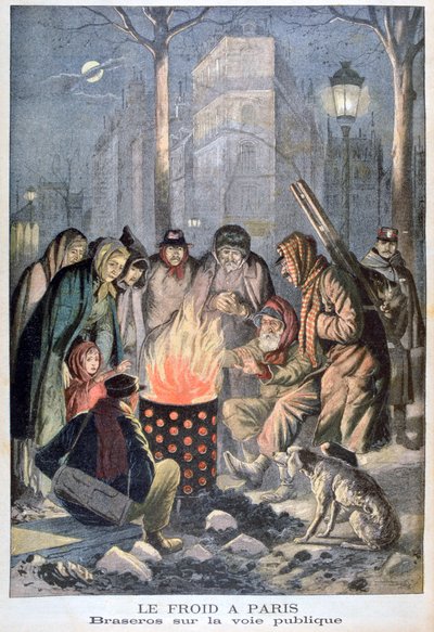 Zimny Paryż, 1902 autorstwa Unbekannt