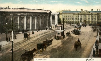 College Green - Dublin, koniec XIX i początek XX wieku. autorstwa Unbekannt