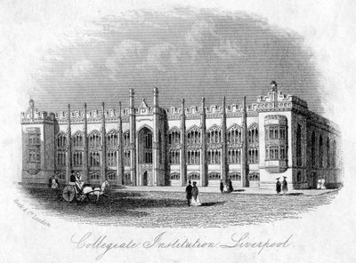 Instytucja Kolegiata, Liverpool, ok. 1870 autorstwa Unbekannt